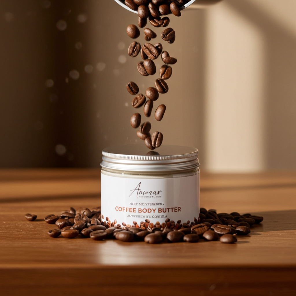 زبدة الجسم بالقهوة